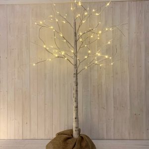 Birch Effect LED Christmas Tree - medium