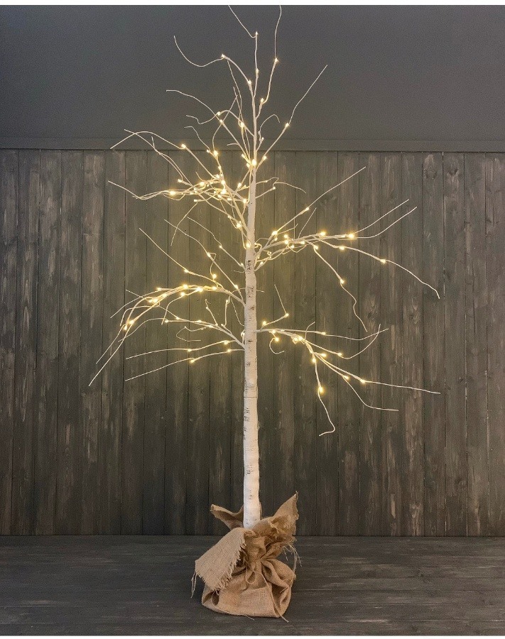 Birch Effect LED Christmas Tree - large