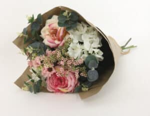 Everlasting Bouquet - Open top Rose & Peony mix