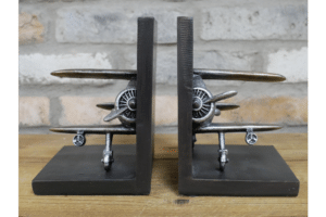 Aeroplane Bookends