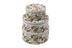 Strawberry Fields cake tins