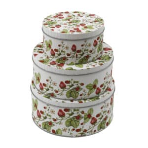 Strawberry Fields cake tins