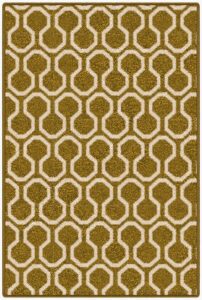 Made To Order Quirky Honeycomb Moss Rug