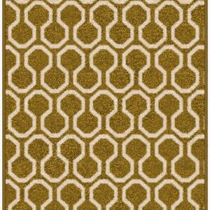 Made To Order Quirky Honeycomb Moss Rug