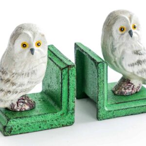 Cast Iron Owl bookends